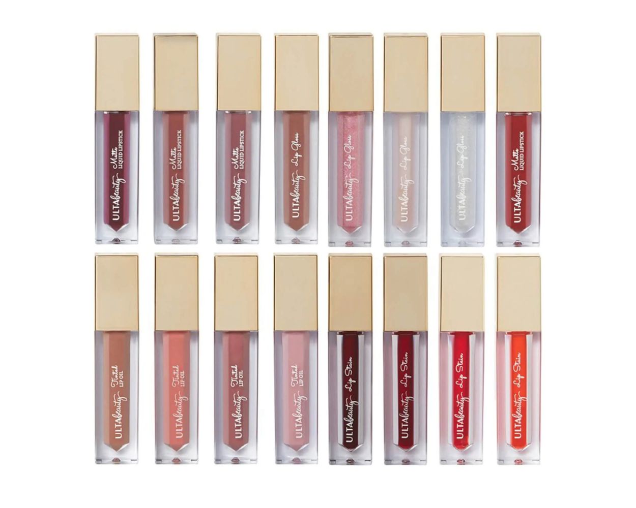 Ulta Beauty Lip Glossy 16 Pecs Lip Vault Kit