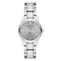 Burberry The City Grey Stainless Steel Grey Dial Quartz Watch for Ladies - BU9143
