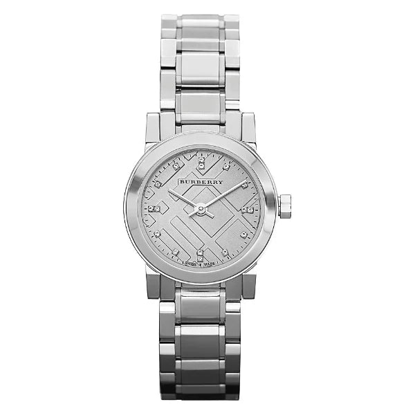 Burberry The City Silver Stainless Steel Silver Dial Quartz Watch for Ladies - BU9213