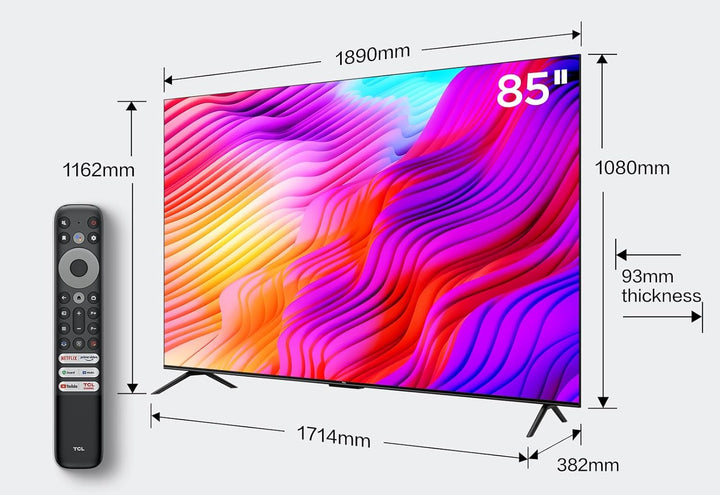 TCL 85 Inch TV 4K Ultra HD Smart TV Google TV - 85P745 - My Store