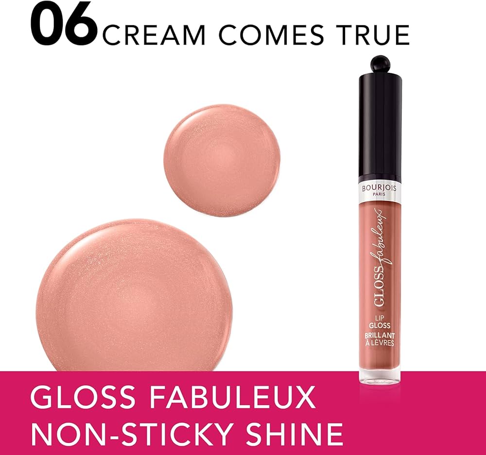 Bourjois - Gloss Fabuleux Lip Gloss Cream Comes True # 06