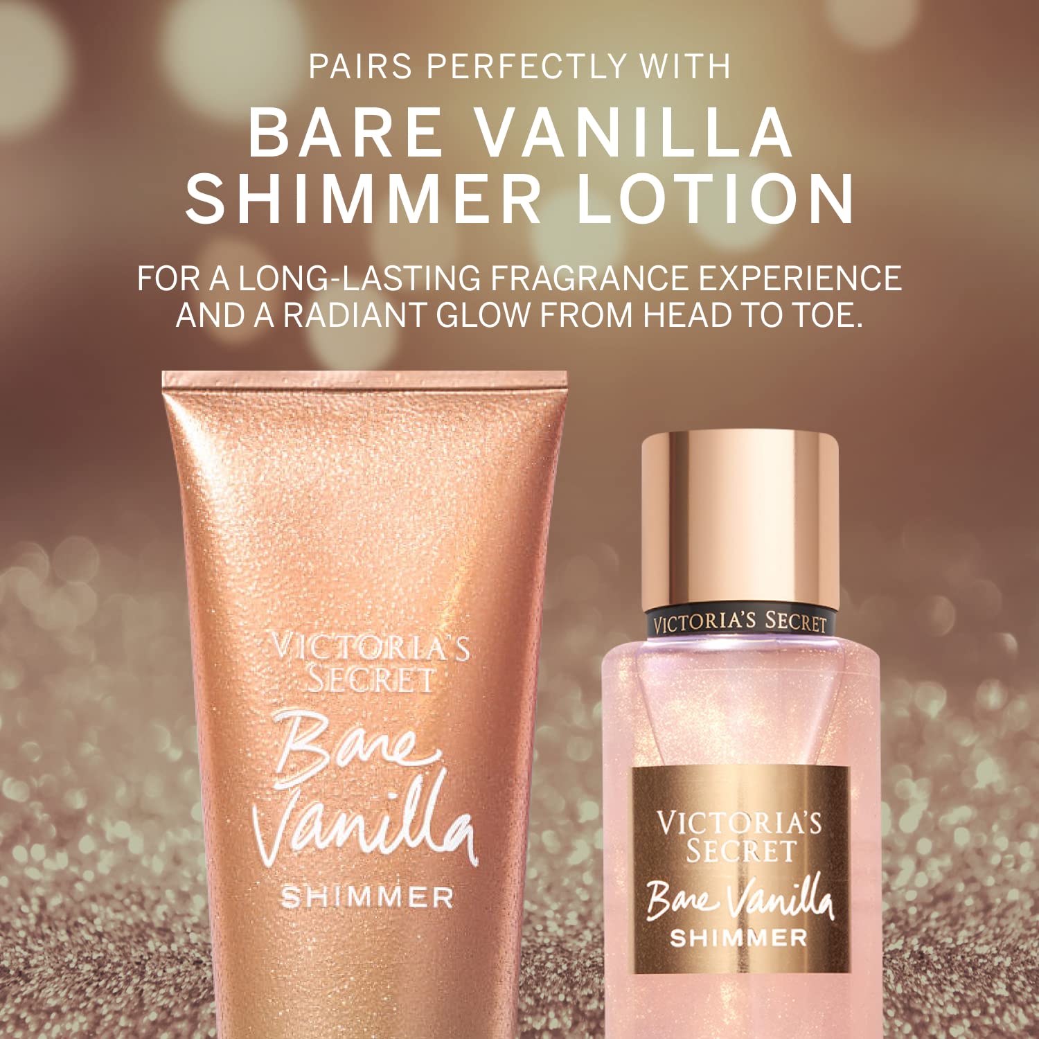 Victoria Secret Bare Vanilla Shimmer Mist 250Ml