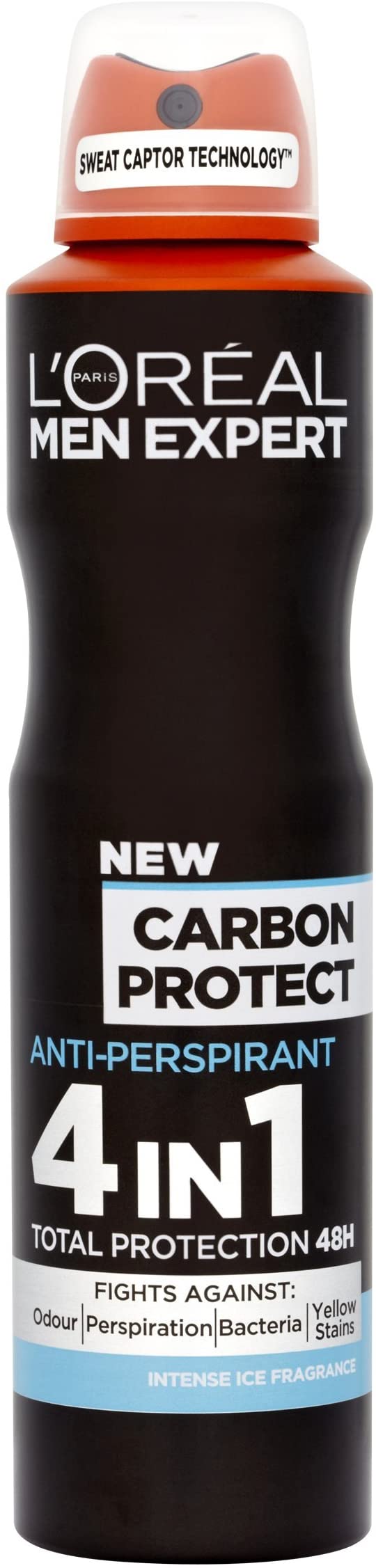 L'Oreal Men Expert 4In1 A/P Deodorant Spray Carbon Protect  250Ml