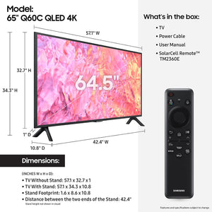Samsung Smart 4K QLED TV 65inch QA65Q60C - My Store