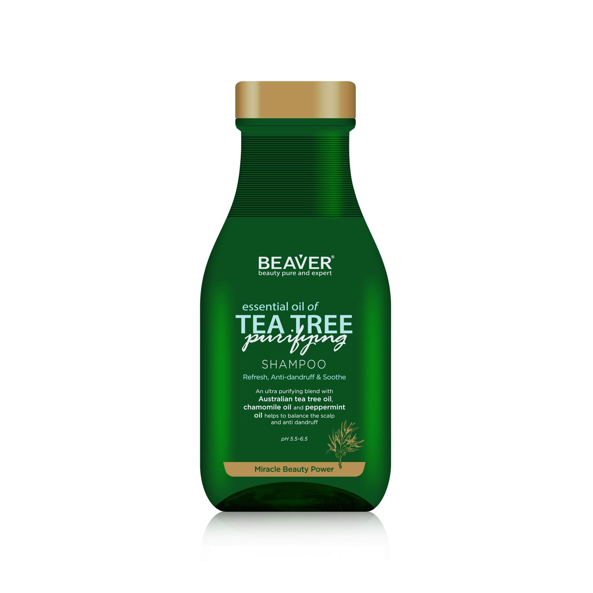Beaver Essential Oil Of Tea Tree Purifying Shampoo 350Ml