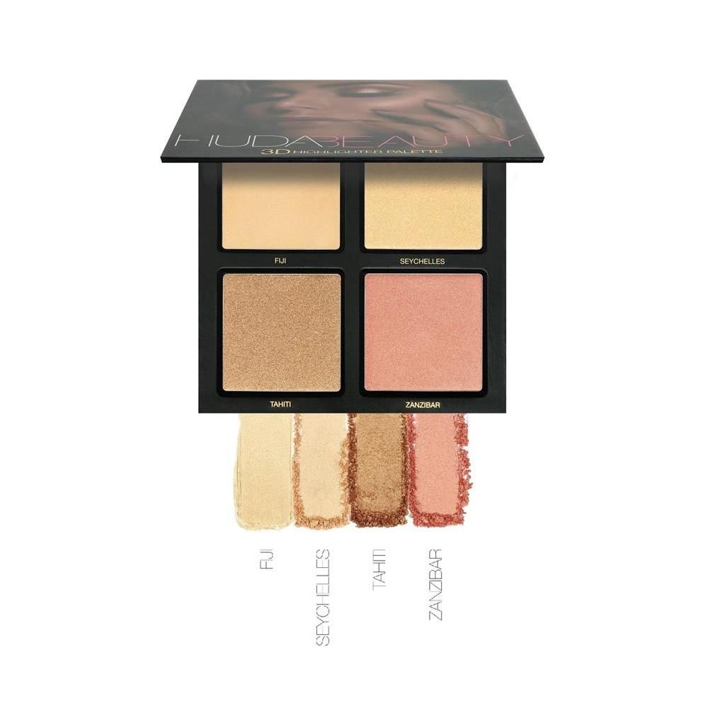 Huda Beauty The Golden Sands Edition 3D Highlight Palette( 3 x 8g, 10g )