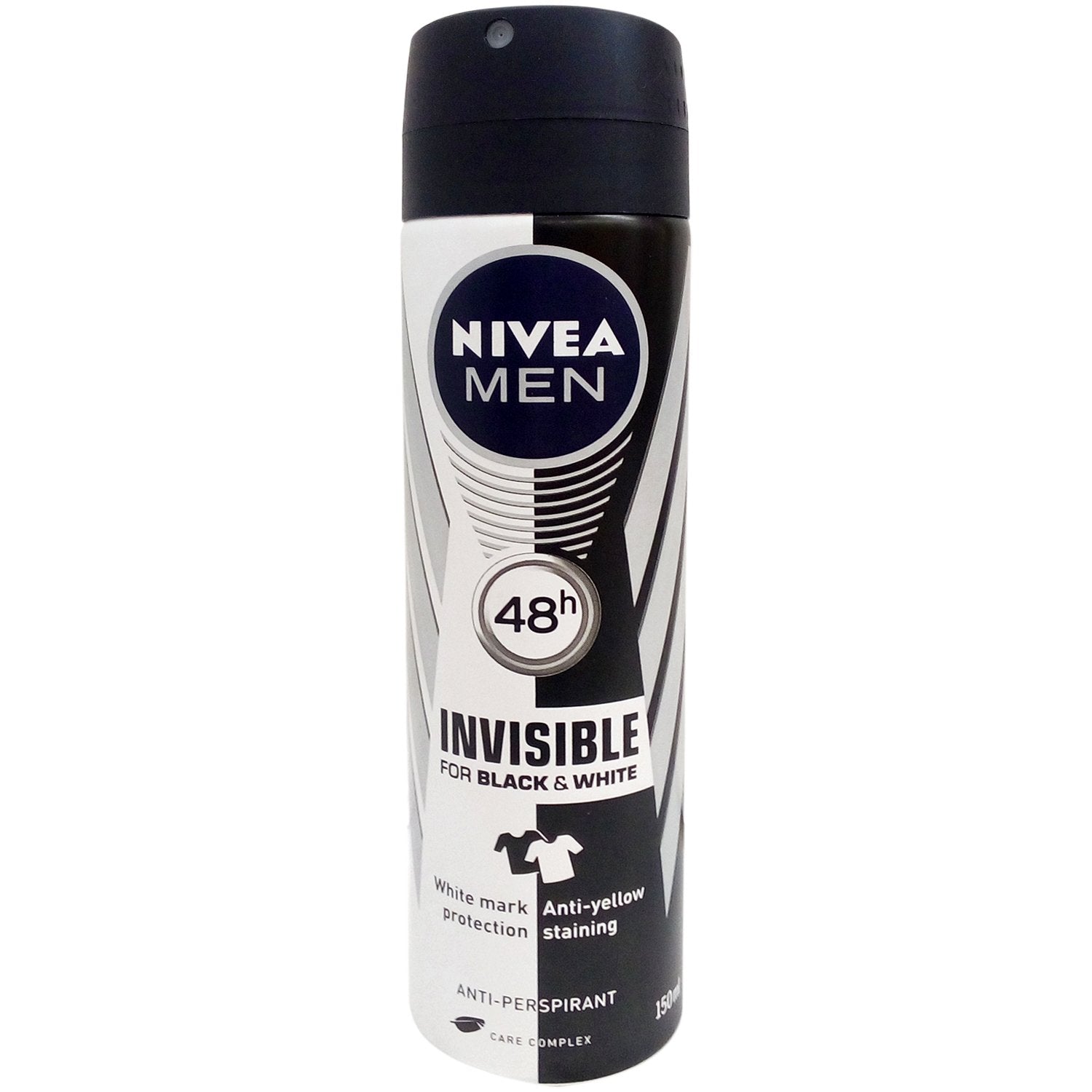 Nivea A/P Spray For Men Invisible Black & White 150Ml
