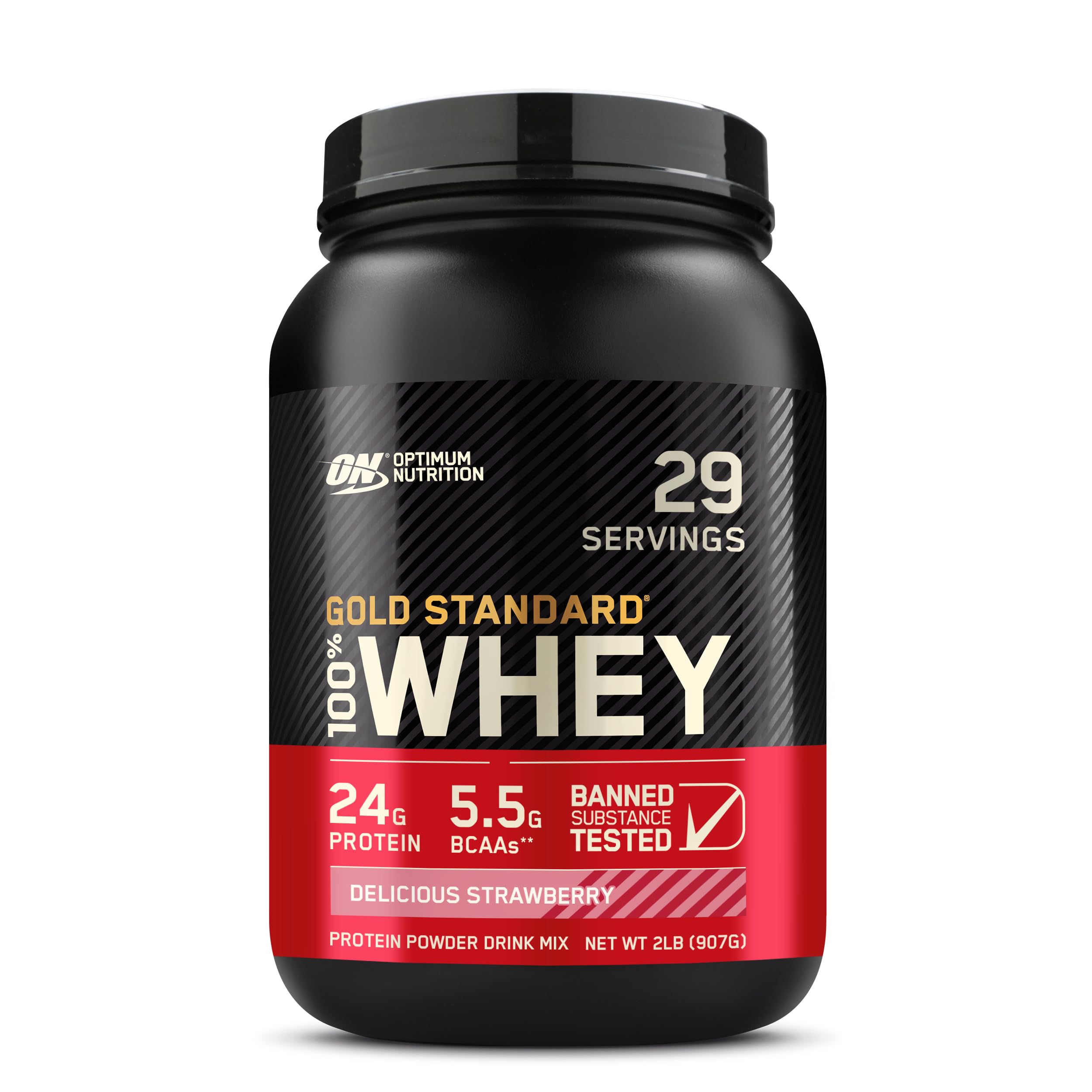 On Whey 100% Delicious Strawberry Protein Powder 907g - Snapcart.pk