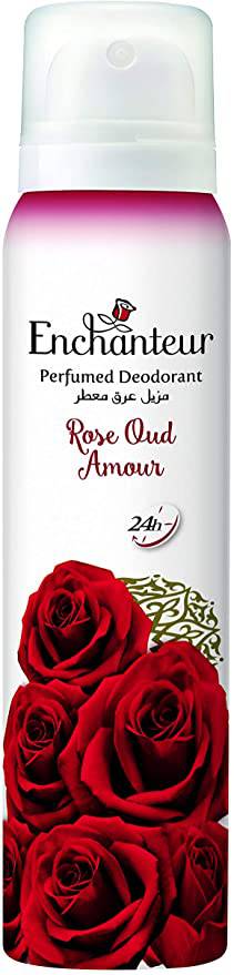 Enchanteur Perfumed Body Spray Rose Oud Amour 150Ml - My Store