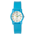 Q&Q Pink Resin Strap White Dial Quartz Watch for Kids - VR41J003Y