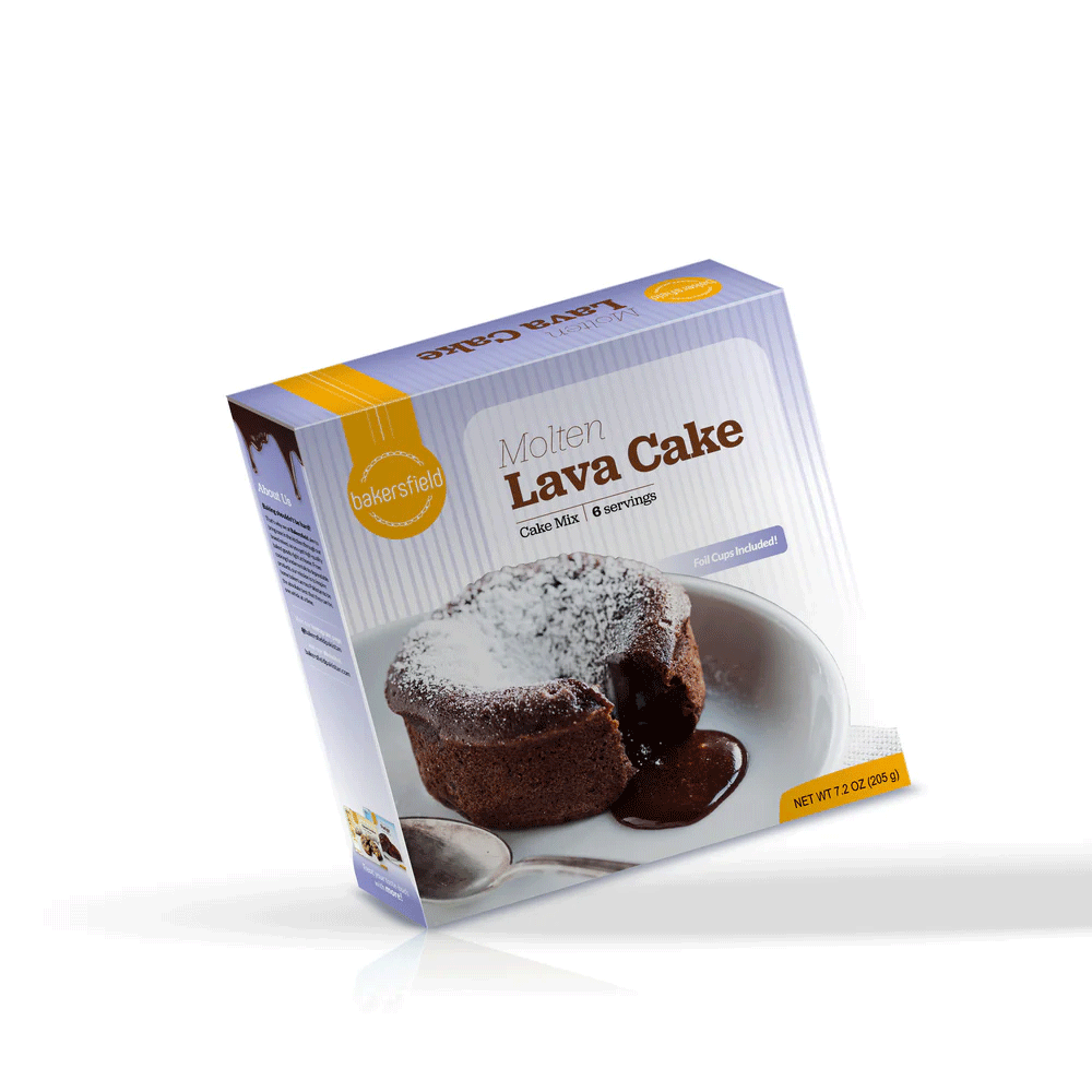 Bakersfield Molten Lava Cake Mix 205g - Snapcart.pk