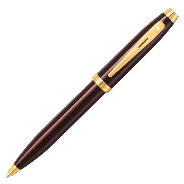 Sheaffer Gift Collection 100 – 9370 Glossy Coffee Brown With PVD Gold-Tone Trim Fountain Pen