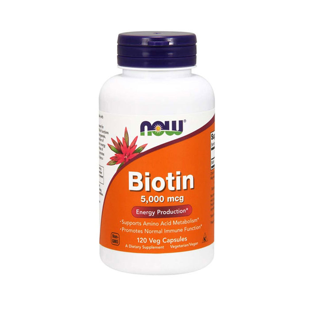 Now Biotin 5000mcg (120cap) - Snapcart.pk