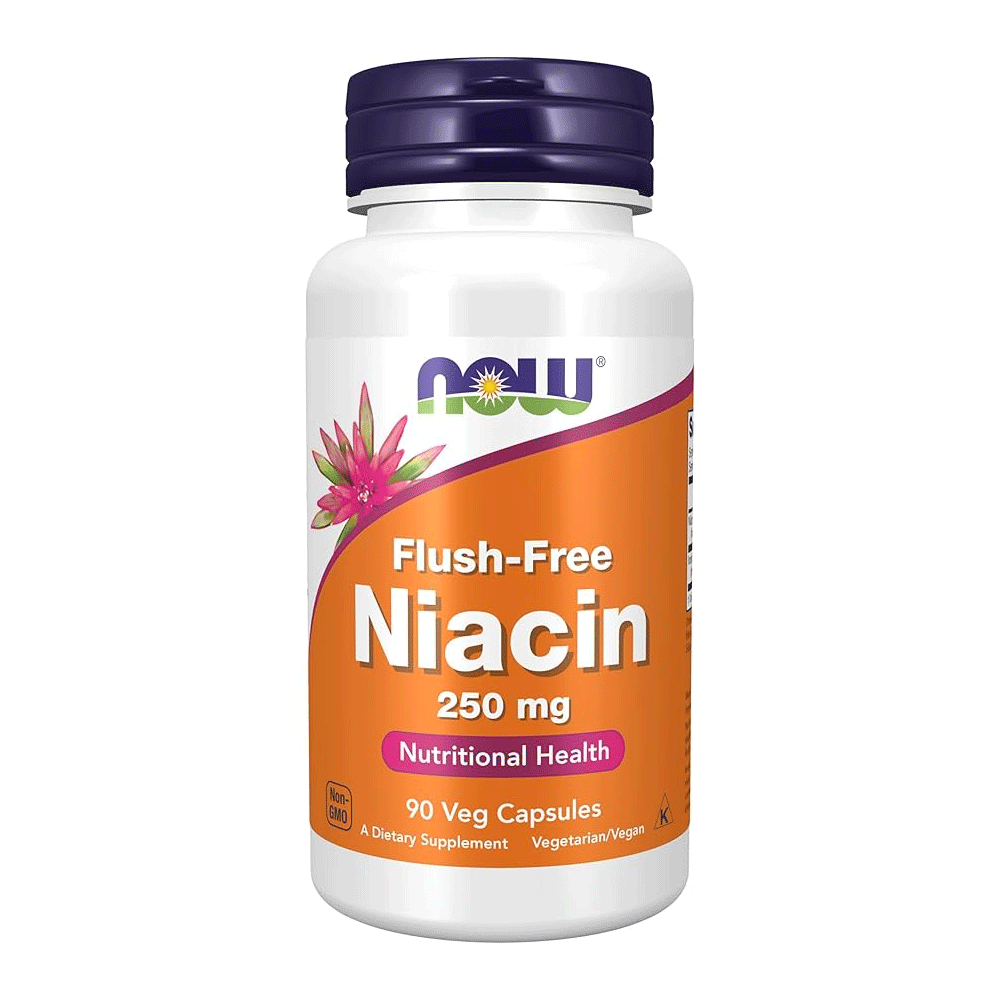 Now Flush-Free Niacin 250mg Veg Cap 90s