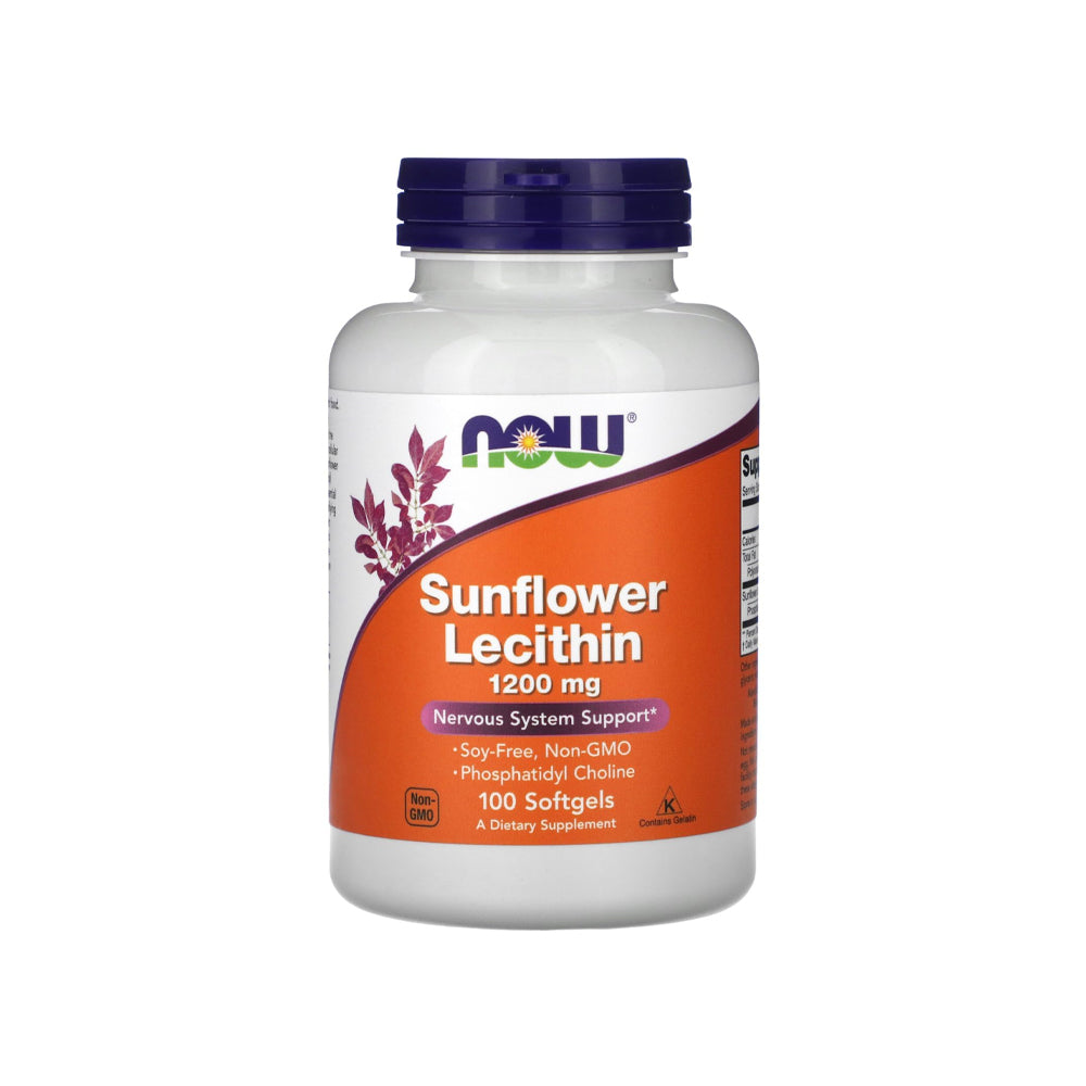 Now Sunflower Lecthin 1200mg Softgels 100s - Snapcart.pk