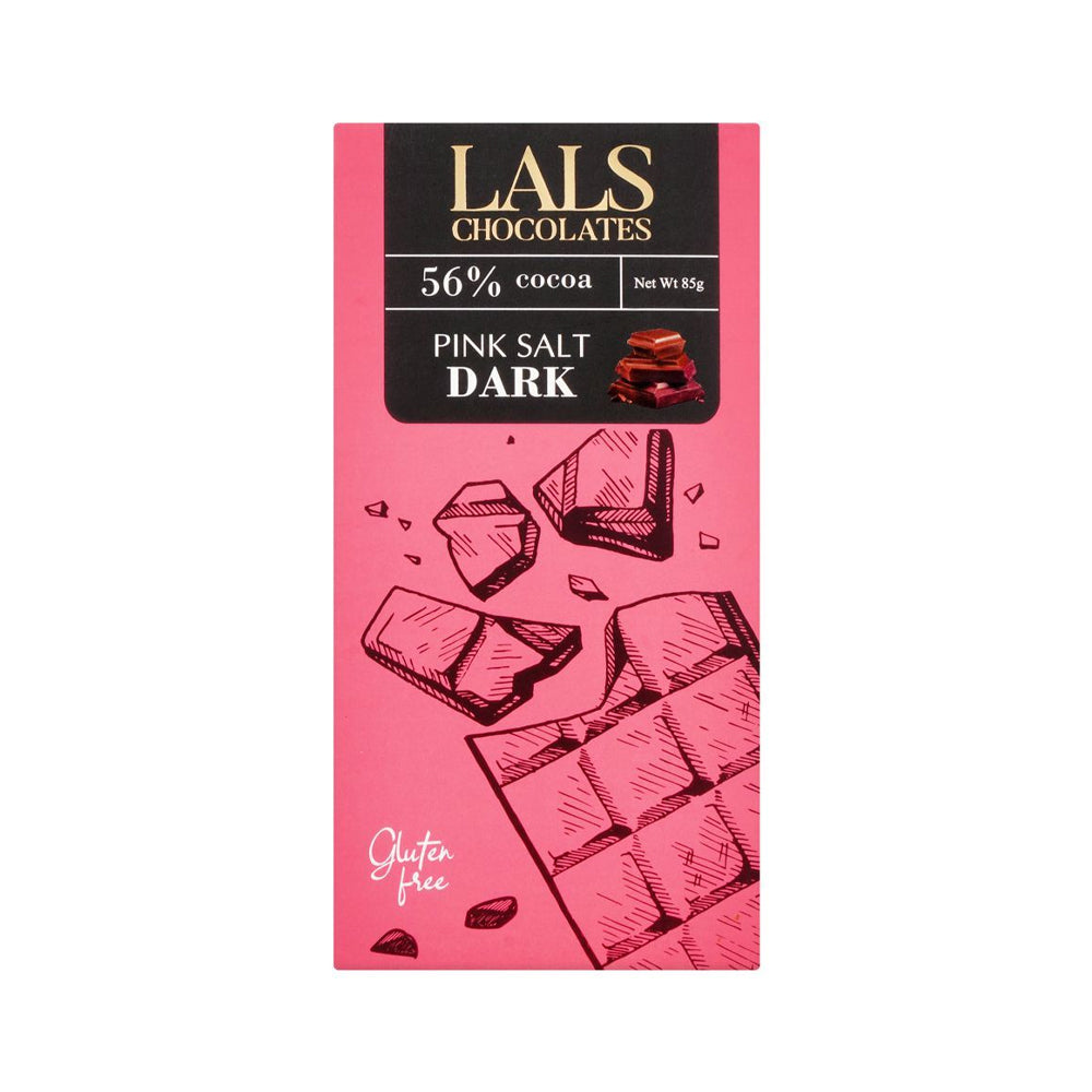 Lals Pink Salt Dark Chocolate 85g - Snapcart.pk
