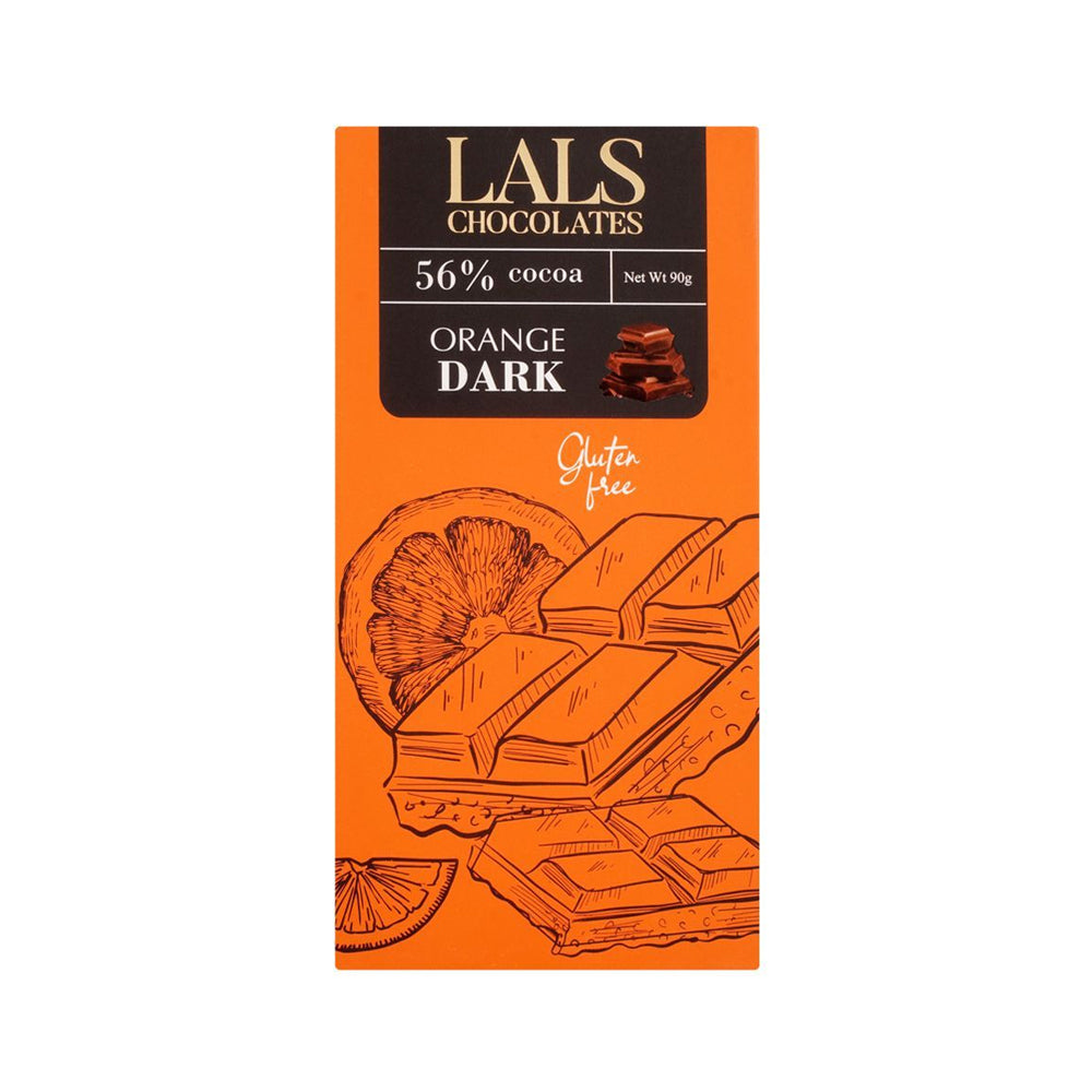Lals Orange Dark Chocolate 90g - Snapcart.pk