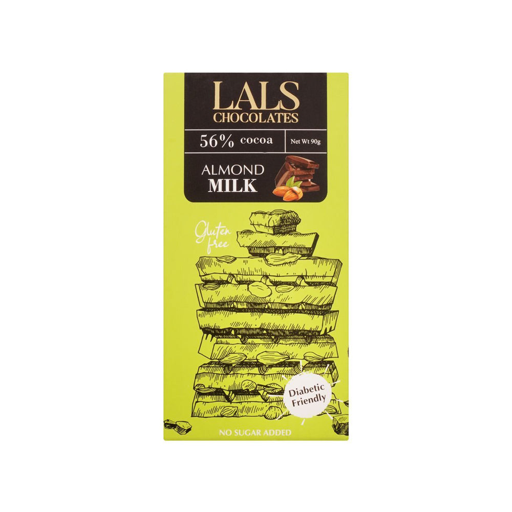 Lals Almond Milk 56% Chocolate 90g - Snapcart.pk