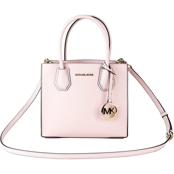 Michael Kors Mercer Medium Messenger Powder Blush - 35S1GM9M2L