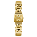 Guess Runaway Gold Stainless Steel Gold Dial Quartz Watch for Ladies - GW0603L2