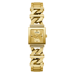 Guess Runaway Gold Stainless Steel Gold Dial Quartz Watch for Ladies - GW0603L2