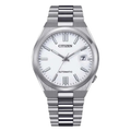 Citizen Tsuyosa Silver Stainless Steel White Dial Automatic Watch for Gents - NJ015081A