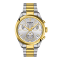 Tissot PR 100 Two-tone Stainless Steel Silver Dial Chronograph Quartz Watch for Gents - T150.417.22.031.00