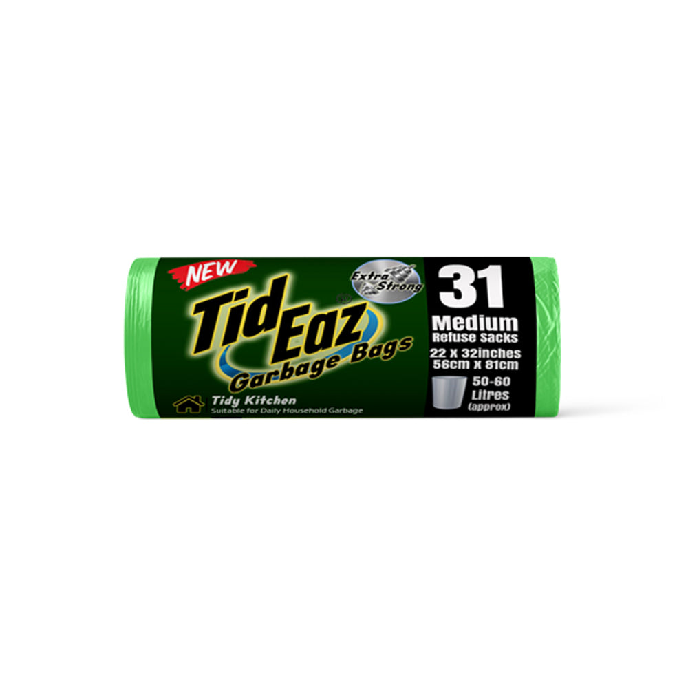 Tid Eaz Tidy Kitchen Garbage Bags Medium 31s - Snapcart.pk
