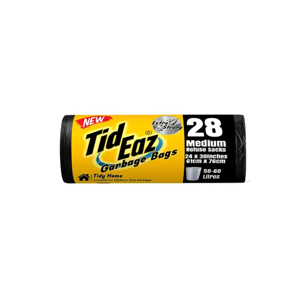 Tid Eaz Tidy Home Garbage Bags Medium 28s - Snapcart.pk