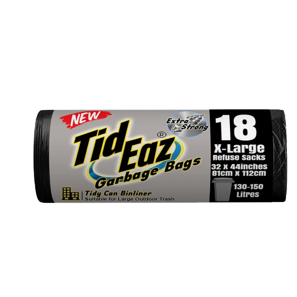 Tid Eaz Tidy Can Binliner Garbage Bags X-large 18s - Snapcart.pk
