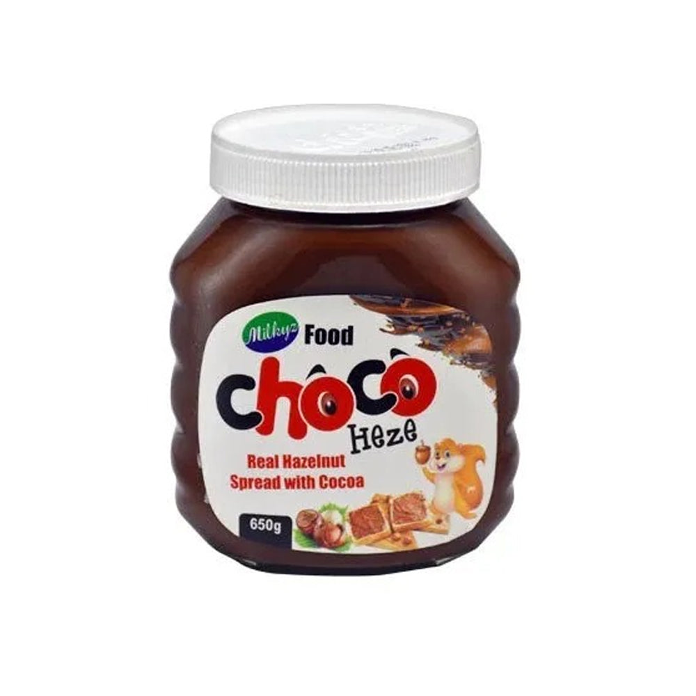 Milkyz Food Choco Heze Real Hazelnut Spread With Cocoa 180g - Snapcart.pk