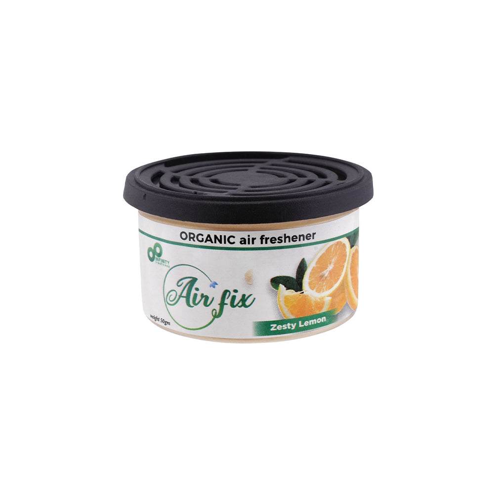Air Fix Zesty Lemon Organic Air Freshener 50g - Snapcart.pk