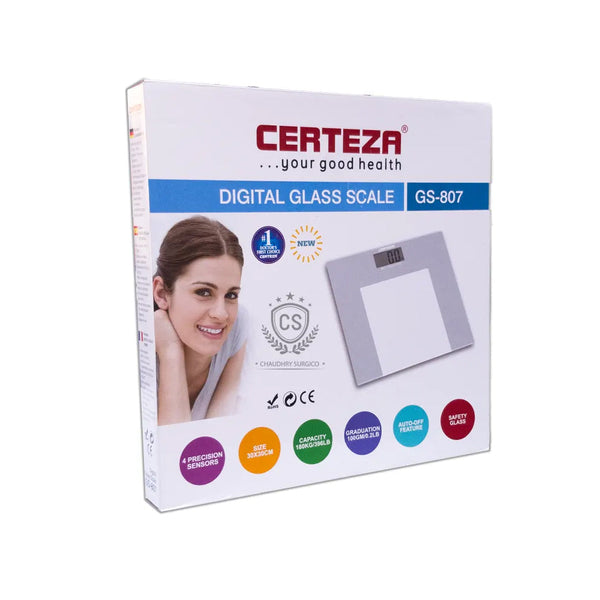 Certeza Gs-807 Digital Glass Bathroom Scale - Snapcart.pk