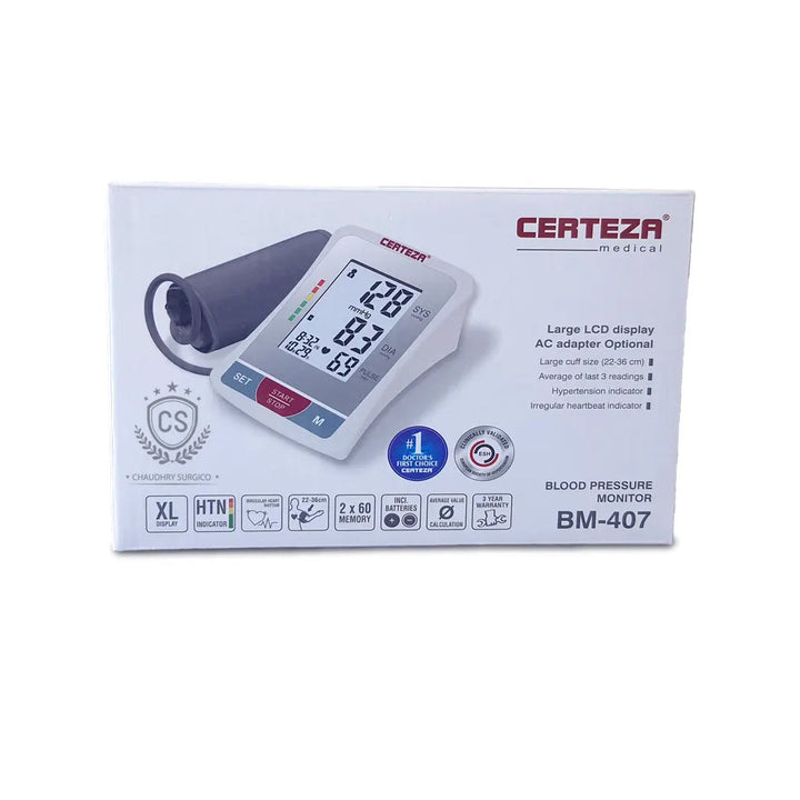 Certeza Bm407-upper Arm Blood Pressure Monitor - Snapcart.pk