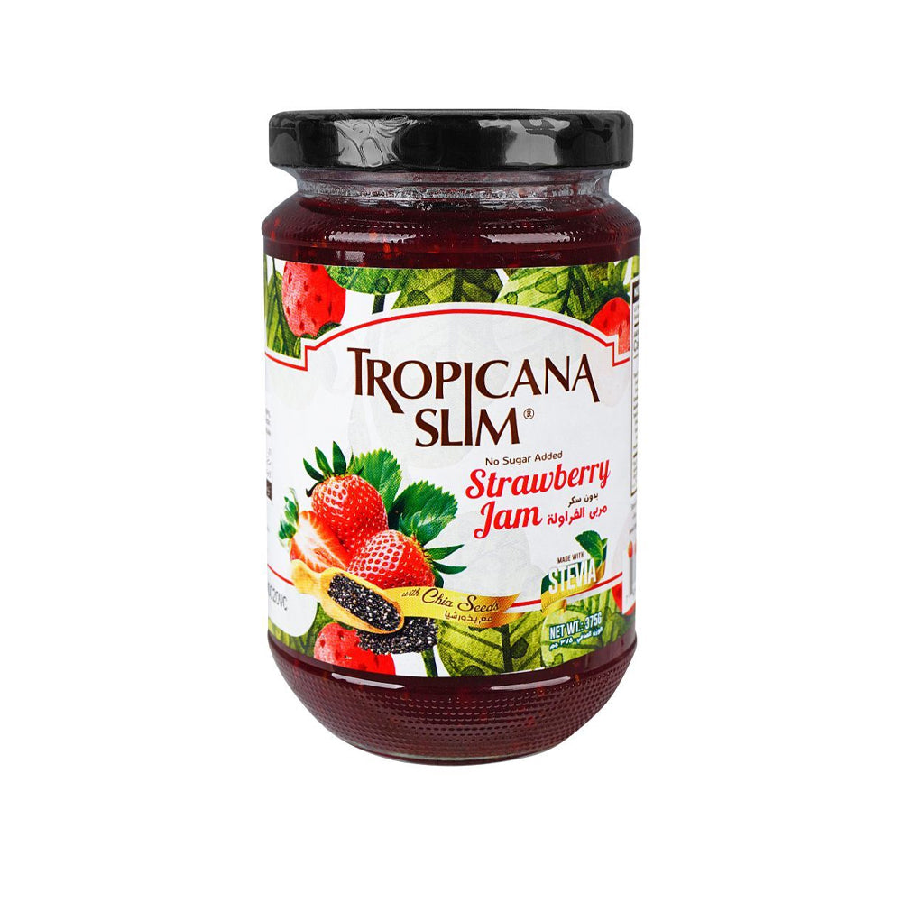 Tropicana Slim No Sugar Added Strawberry Jam 375g - Snapcart.pk