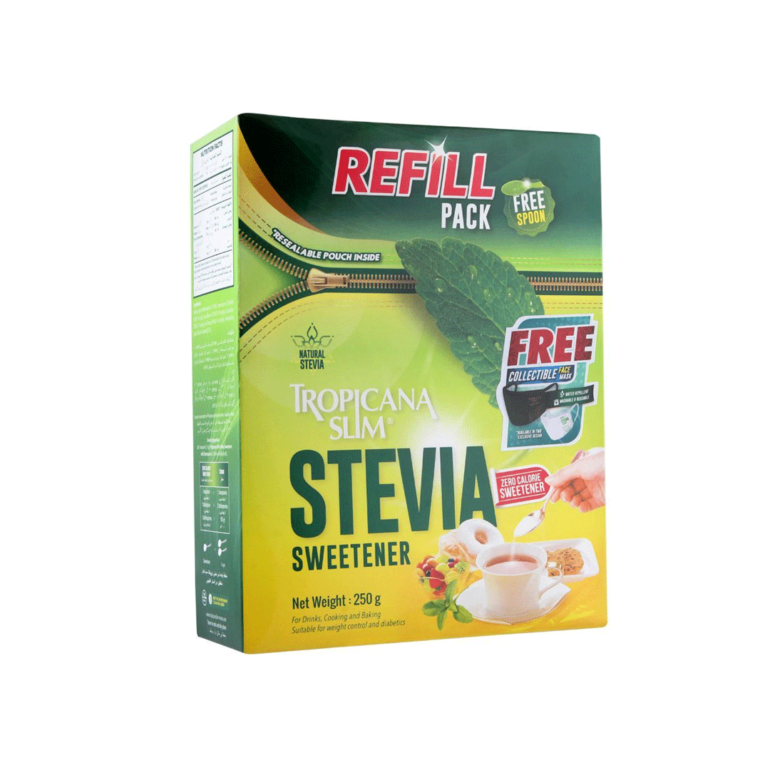 Tropicana Slim Stevia Sweetener 250g - Snapcart.pk