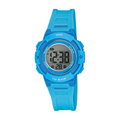 Q&Q Blue Silicone Strap Blue Dial Quartz Watch for Ladies - M185J001Y