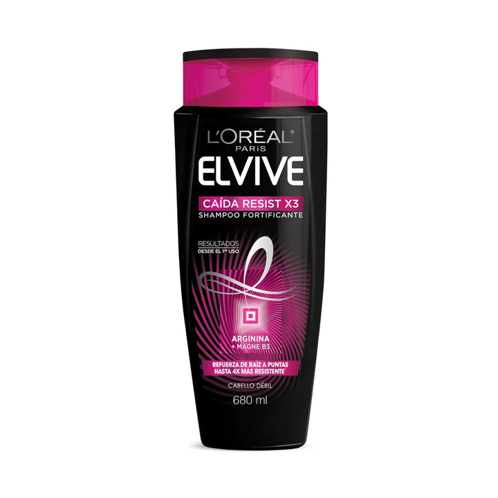 Loreal Elvive Caida Resist X3 Shampoo 680ml - Snapcart.pk