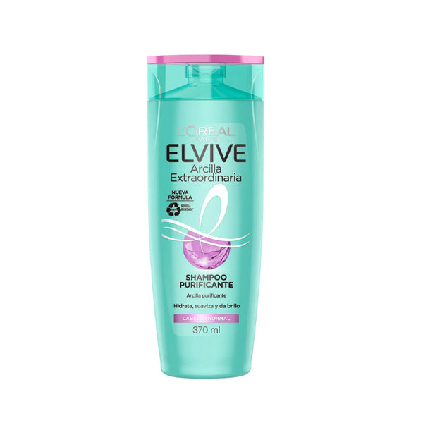 Loreal Elvive Arcilla Extraordinaria Shampoo 370ml - Snapcart.pk