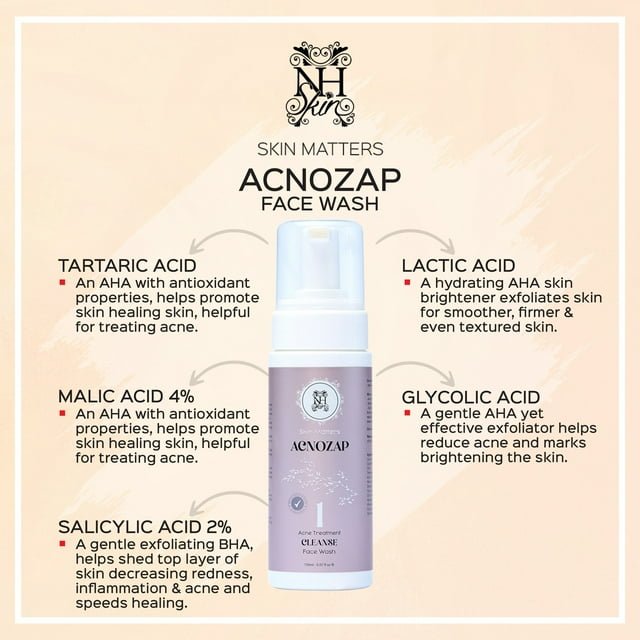Nadia Hussain Skin Acnozap 1 Acne Treatment - Cleanser Face Wash