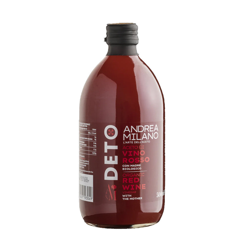 Deto Organic Red Wine Vinegar 500ml - Snapcart.pk
