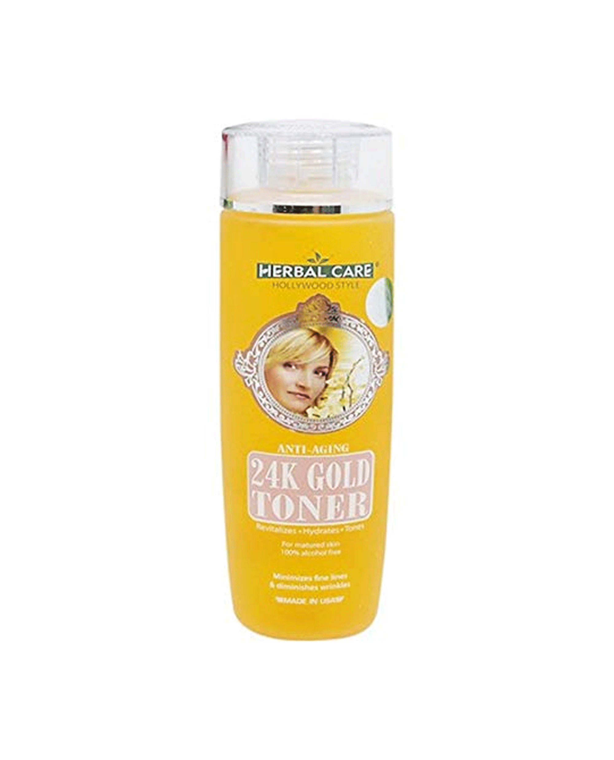 Herbal Care Anti-aging 24k Gold Toner 200ml - Snapcart.pk