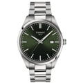 Tissot T-Classic Grey Stainless Steel Green Dial Quartz Watch for Gents - T150.410.11.091.00