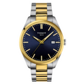 Tissot T-Classic Two-Tone Stainless Steel Blue Dial Quartz Watch for Gents - T150.410.22.041.00