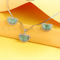 Zeesy D Pendant Set