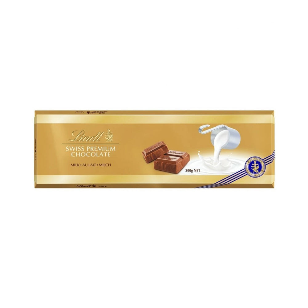 Lindt Swiss Premium Milk Chocolate Con Leche 300g - Snapcart.pk