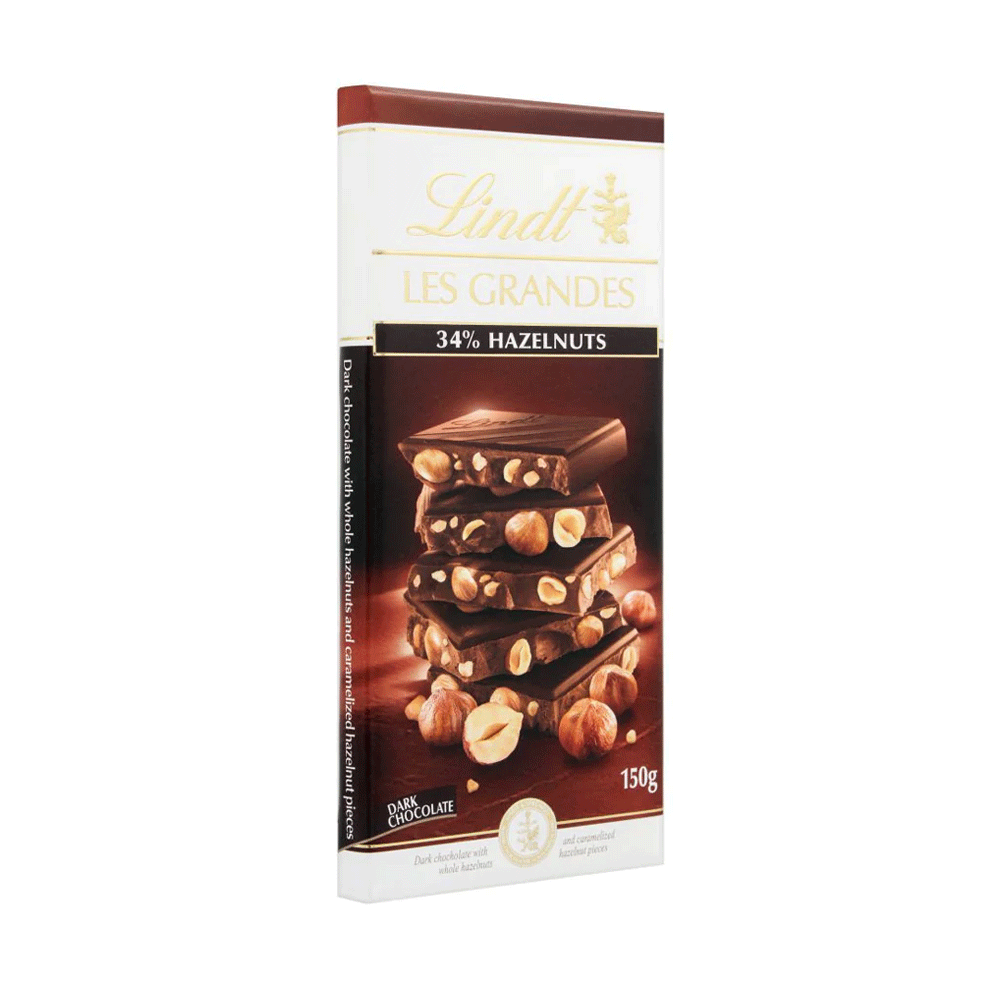 Lindt Hazelnut Dark Chocolate 150g - Snapcart.pk
