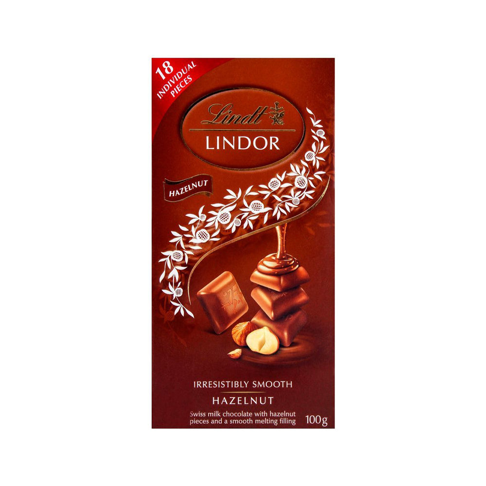 Lindt Lindor Hazelnut Chocolate 100g - Snapcart.pk