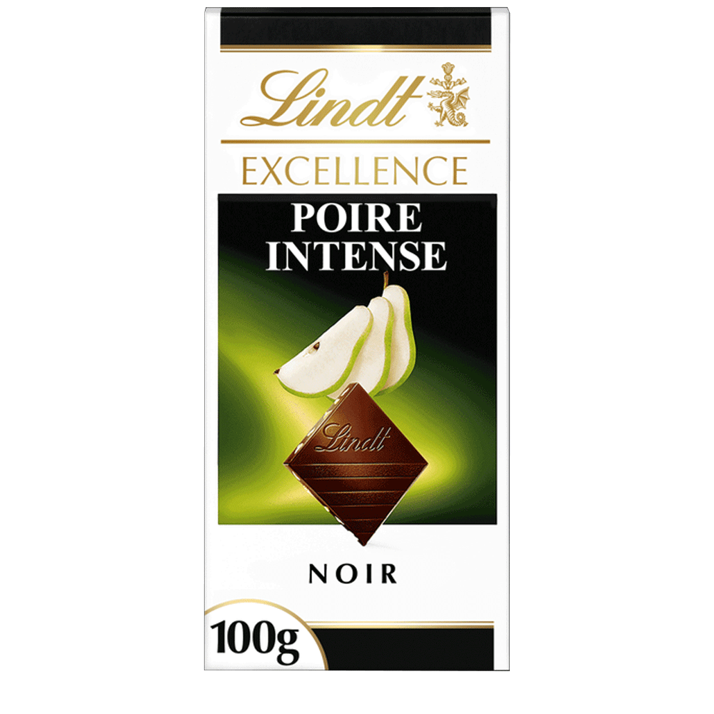 Lindt Excellence Poire Intense Noir 100g