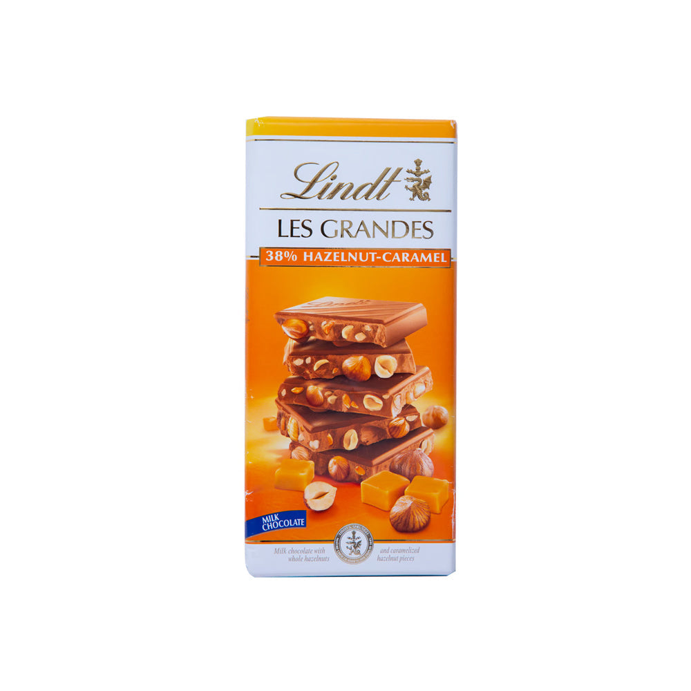 Lindt Les Grandes 38% Hazelnut-caramel Chocolate 150g - Snapcart.pk